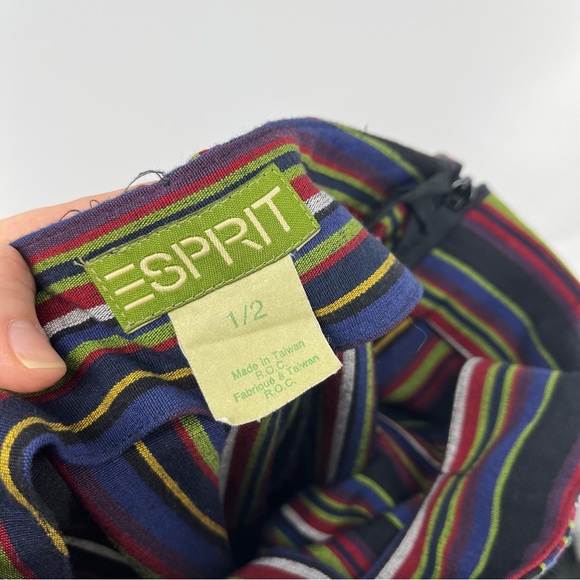 Vintage ESPRIT Striped High Waist Tapered Pant - Picture 8 of 12